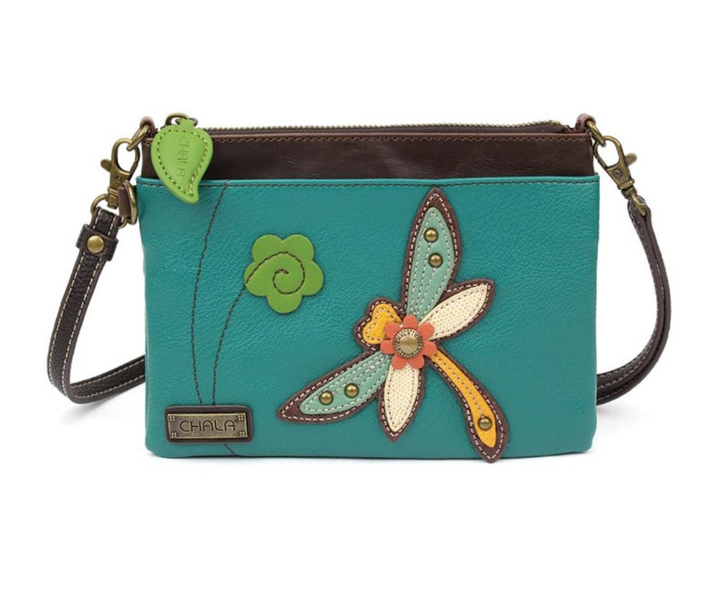 CHALA MINI CROSSBODY DRAGONFLY TURQUOISE