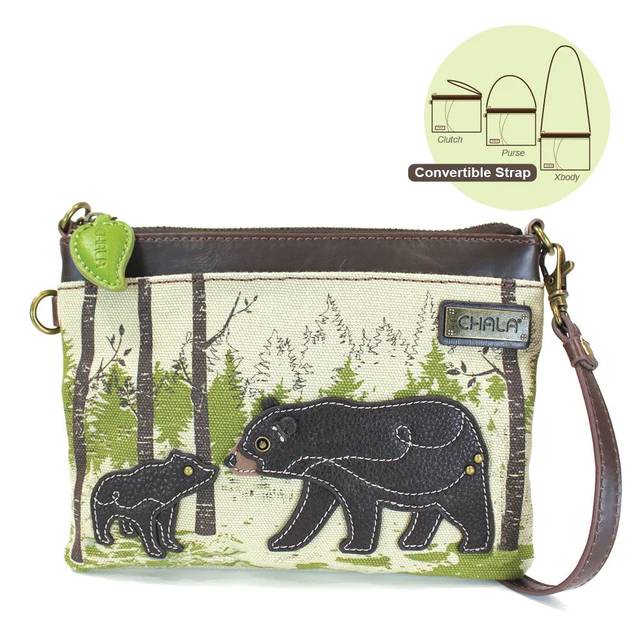 Safari Canvas Mini Crossbody Bear Sand