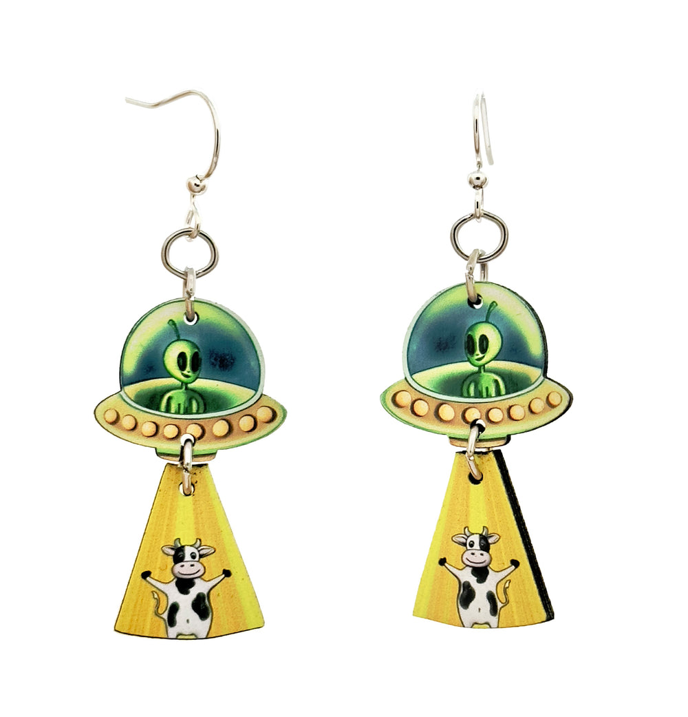 Alien Beam Me Up Earrings