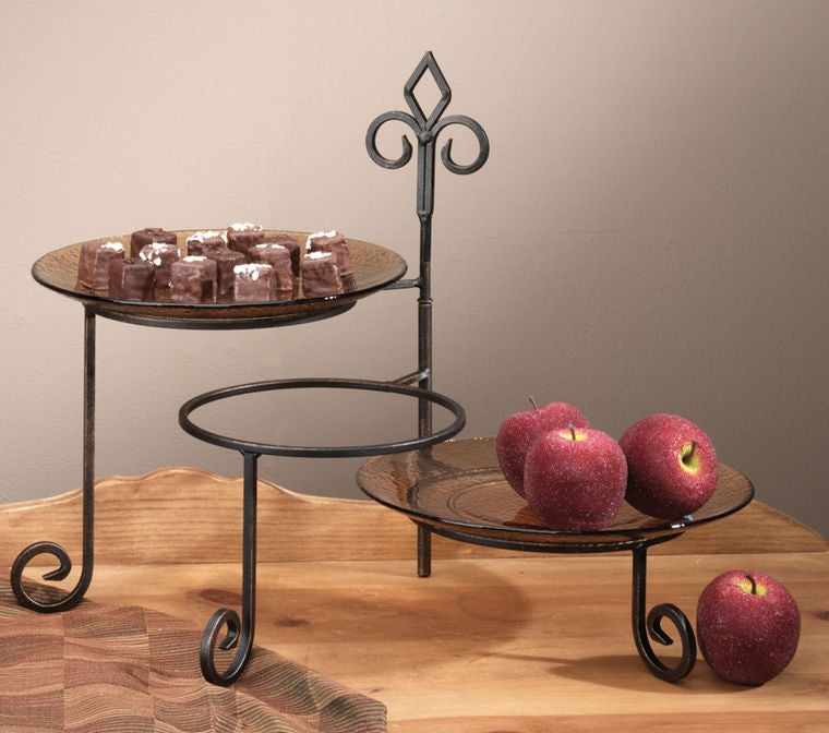 Keller 3 Tier Swivel Plate Stand