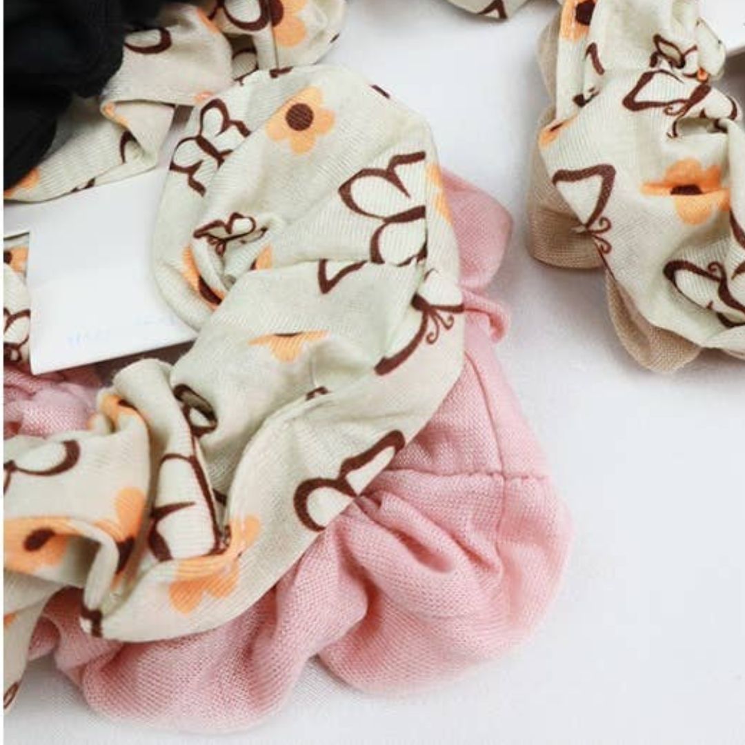 2-Pcs Assorted Scrunchie Set