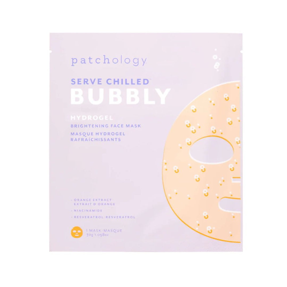 Serve Chilled Bubbly Hydrogel Face Mask