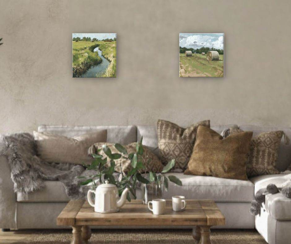 DARREN GYGI HAYFIELD WALL ART