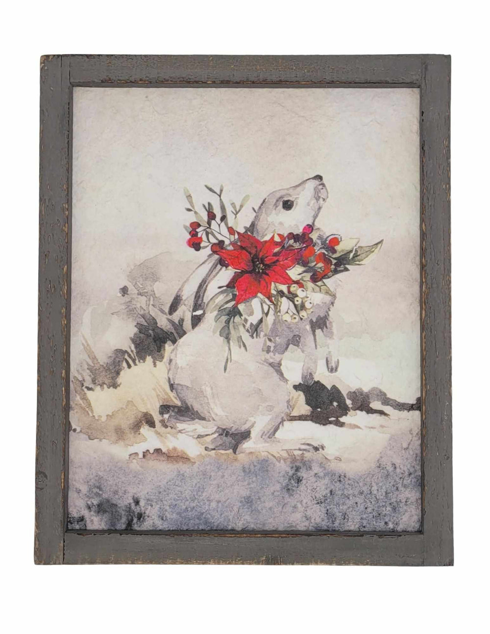 HOLIDAY RABBIT WALL DÉCOR