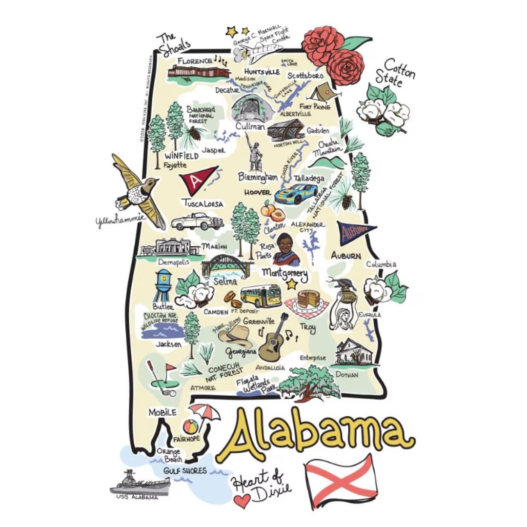 Alabama Travel Mug 22 oz