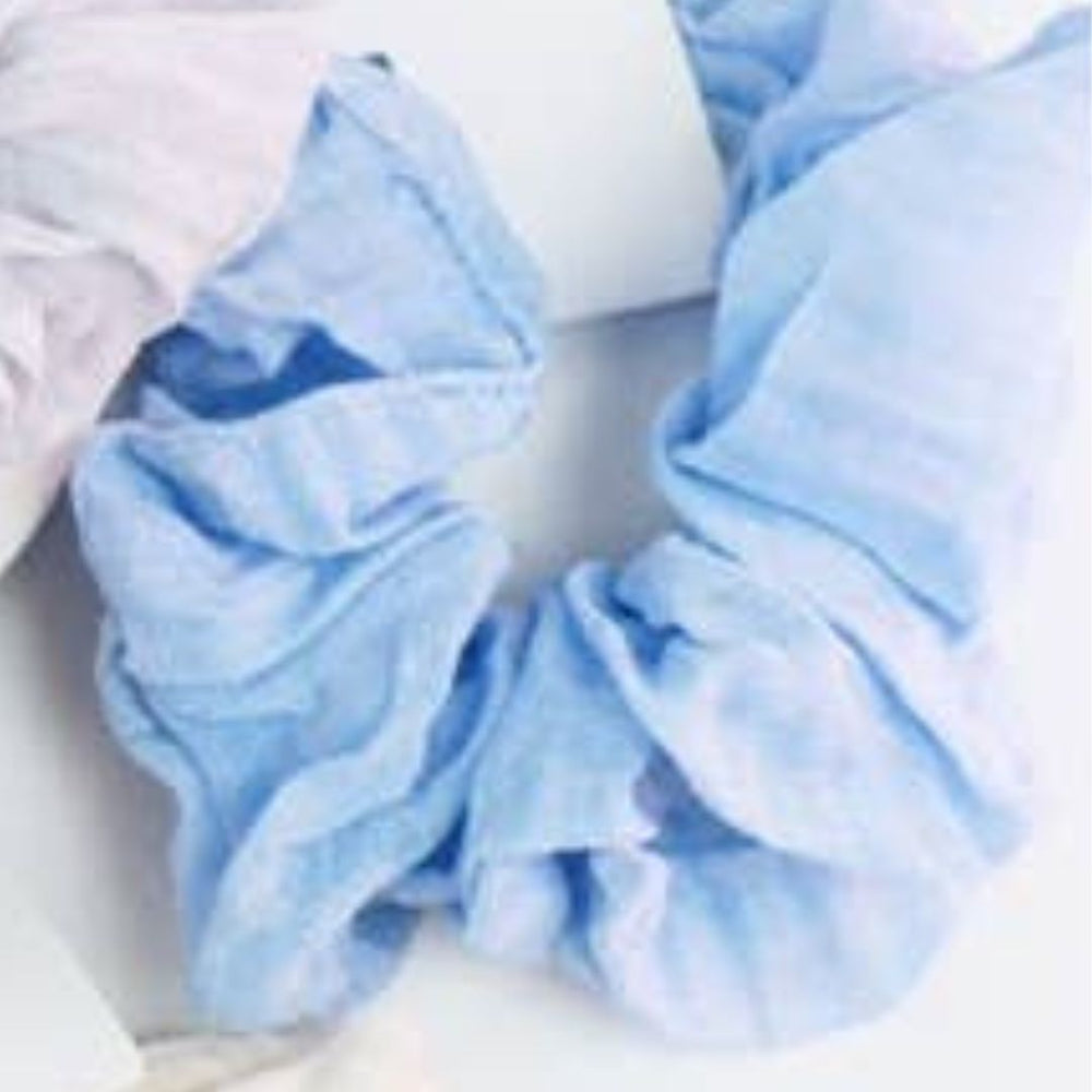 Wrinkled Cotton Scrunchie