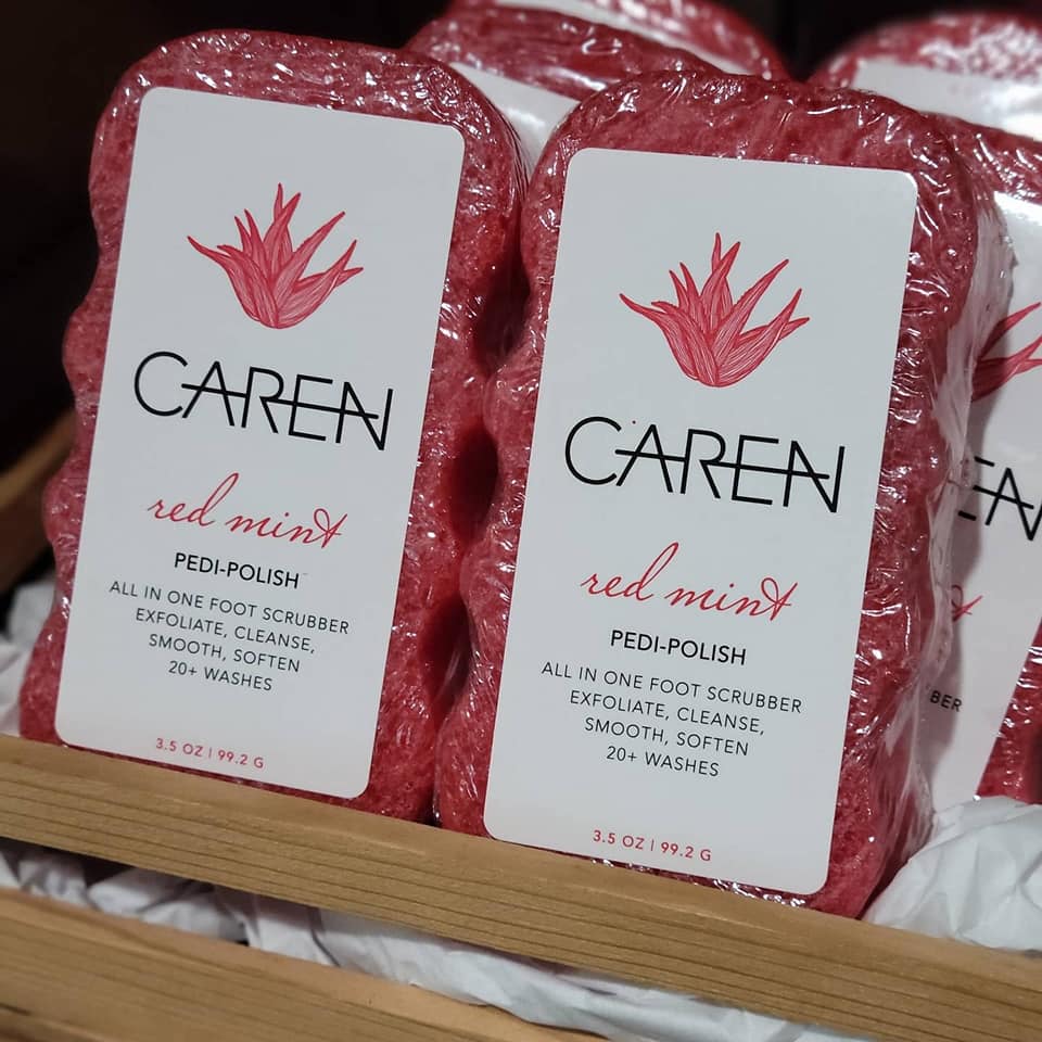 CAREN PEDI-POLISH ALL IN ONE FOOT SCRUBBER