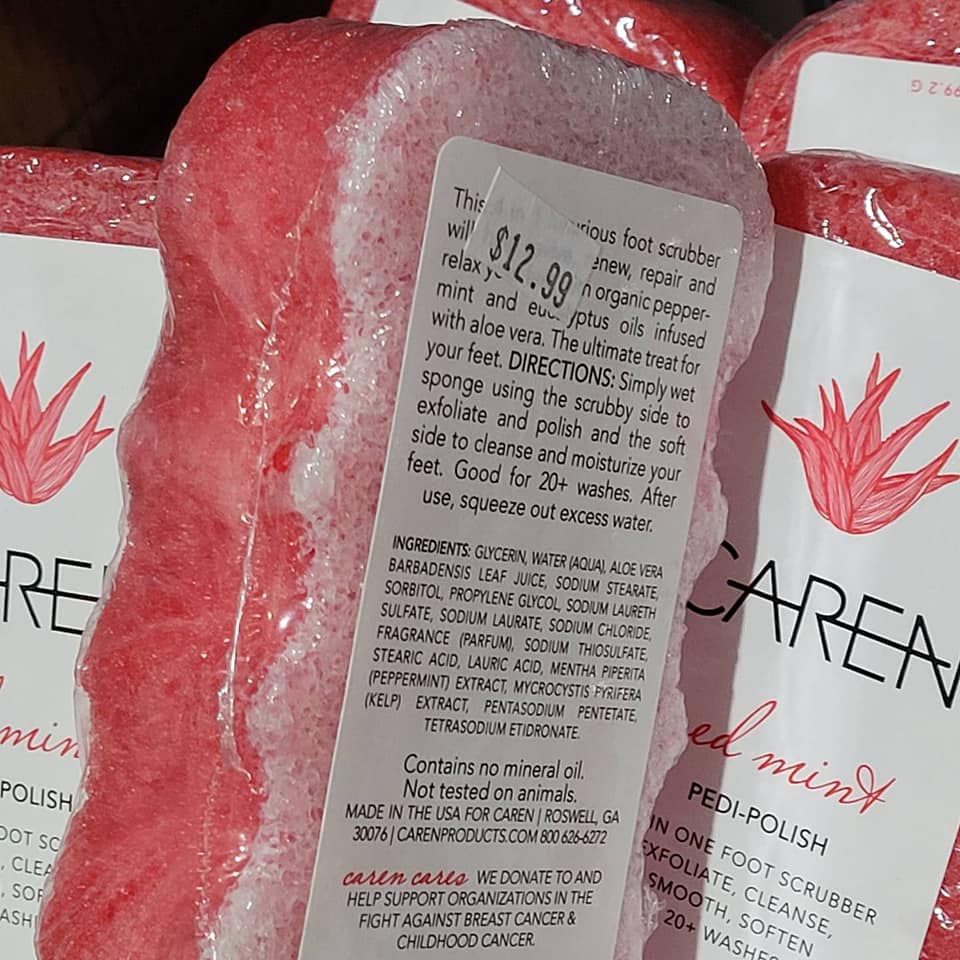 CAREN PEDI-POLISH ALL IN ONE FOOT SCRUBBER