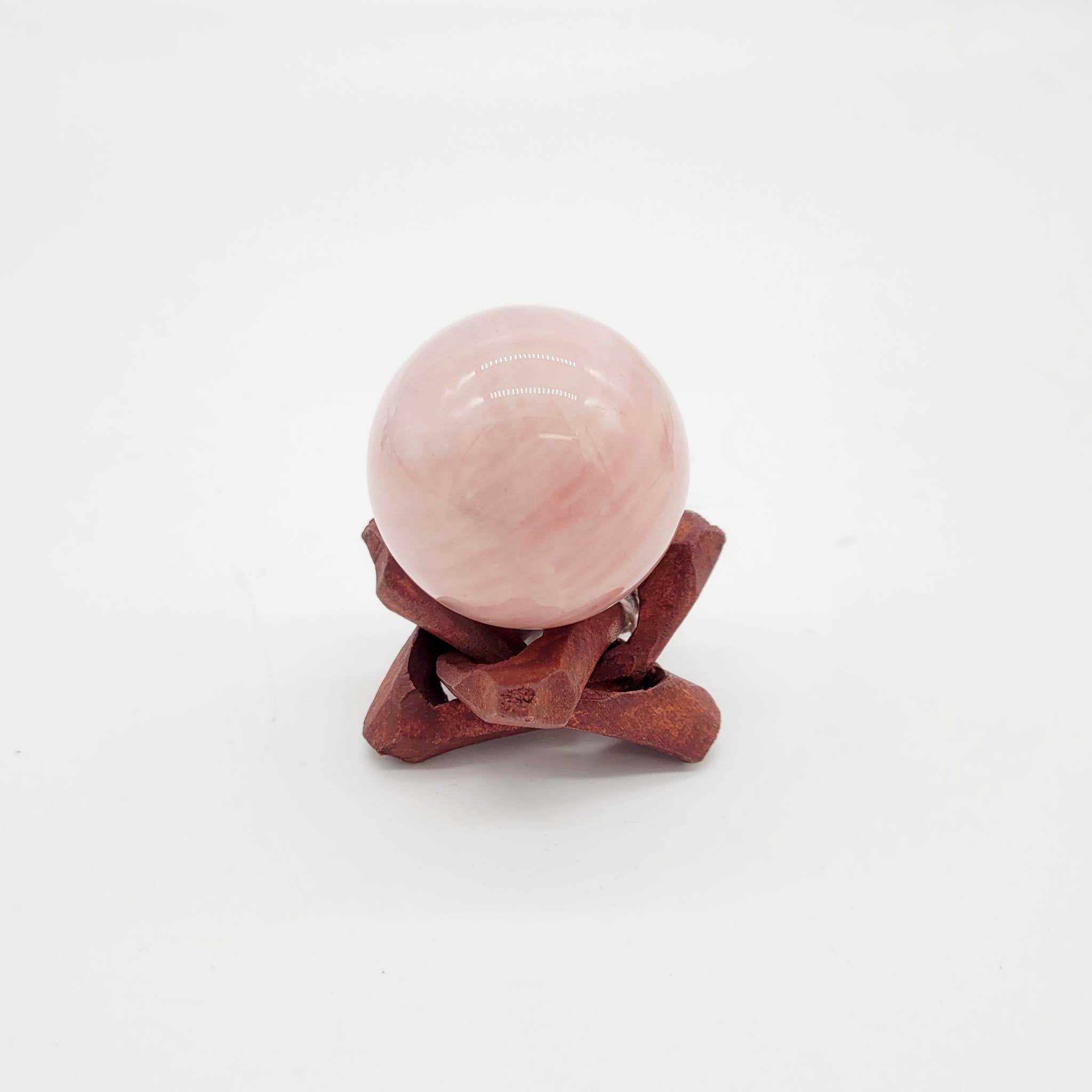WOOD TRI-POD SPHERE STAND