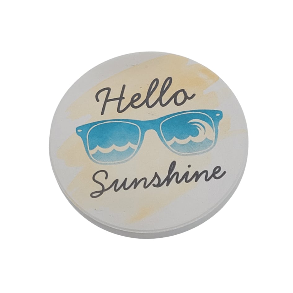 Coastal Car Coasters - Set of 2