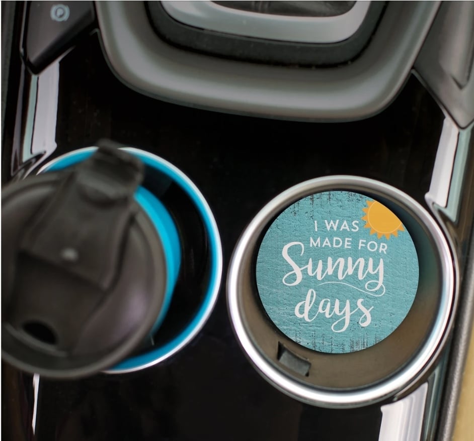 Coastal Car Coasters - Set of 2