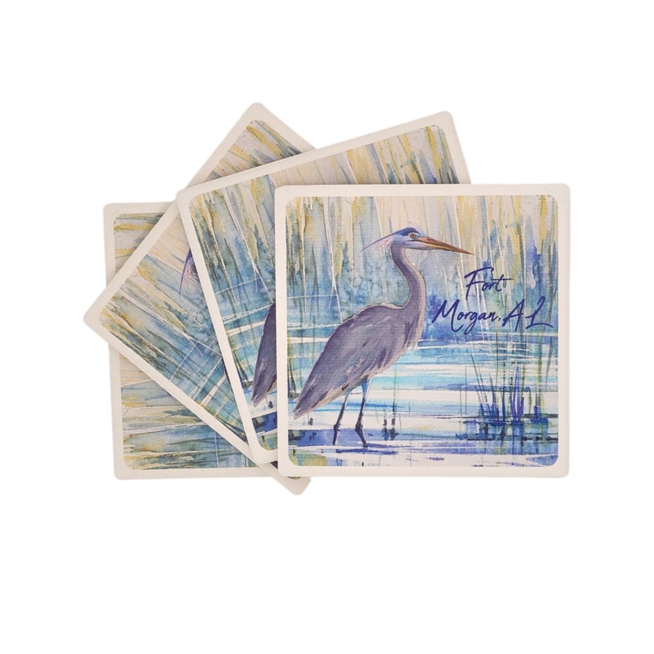 FORT MORGAN, AL HERON COASTER BOXED SET