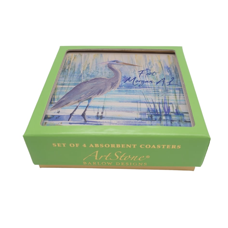 FORT MORGAN, AL HERON COASTER BOXED SET