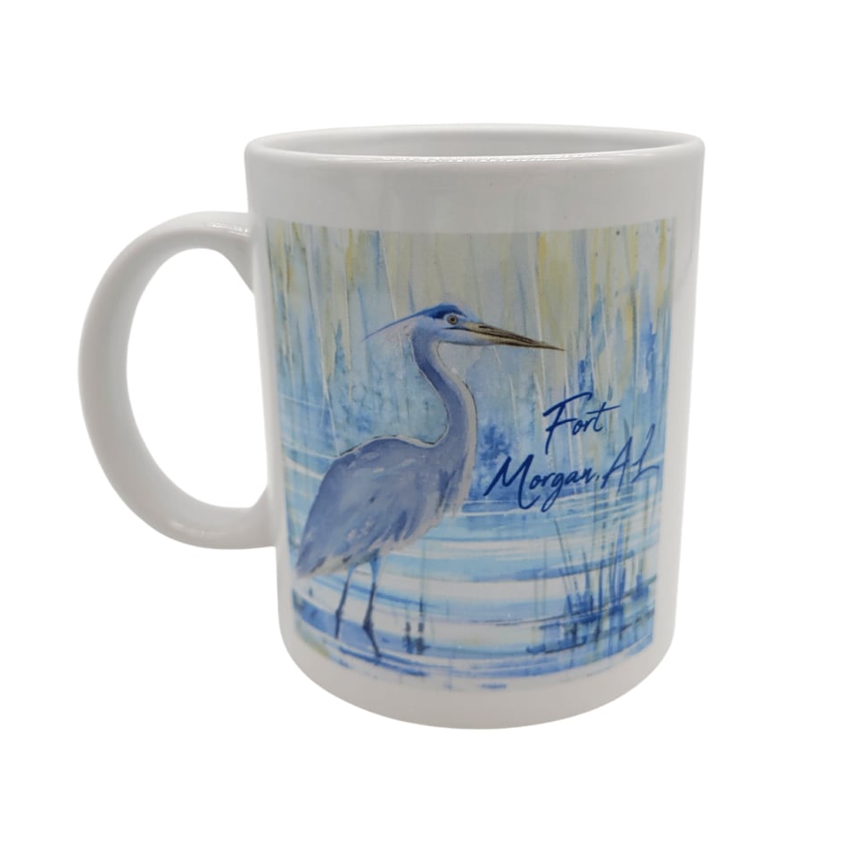 FORT MORGAN, AL HERON MUG