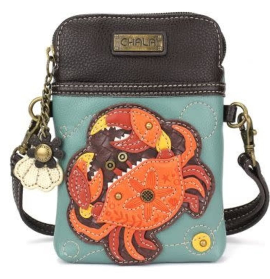 CHALA CRAB CELL PHONE CROSSBODY