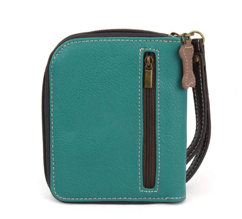 CHALA ZIP AROUND WALLET GOLDEN RETRIEVER DOG