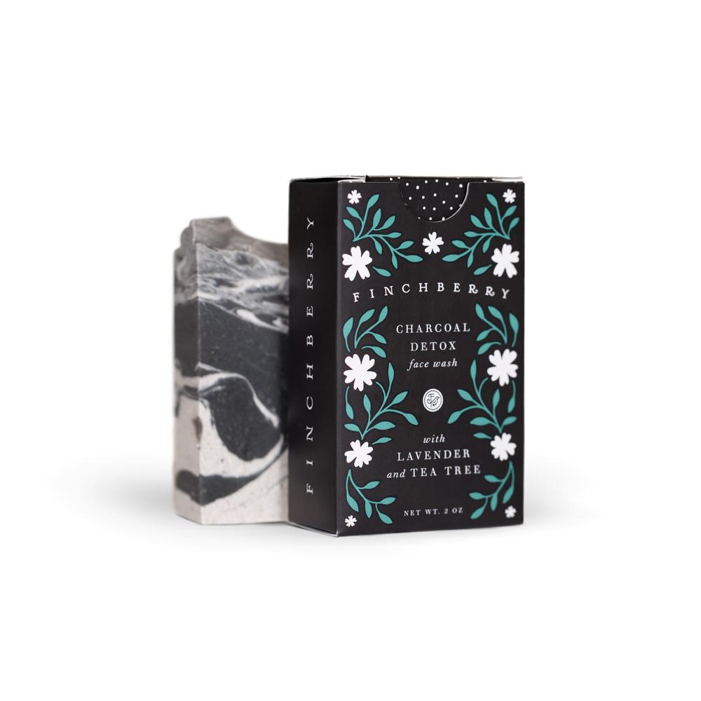 Finchberry Charcoal Detox face wash - lavender and tea tree