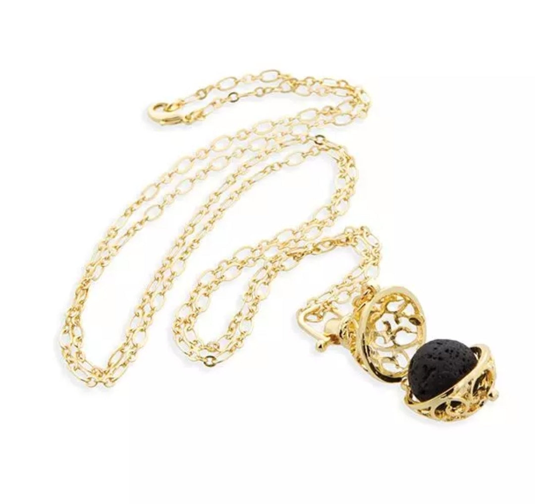 ESSENTIAL OIL ORB NECKLACE