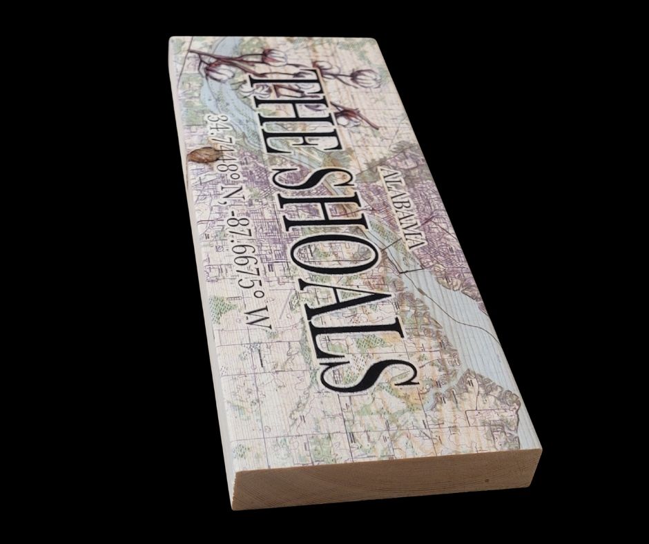 THE SHOALS MINI COORDINATE SIGN