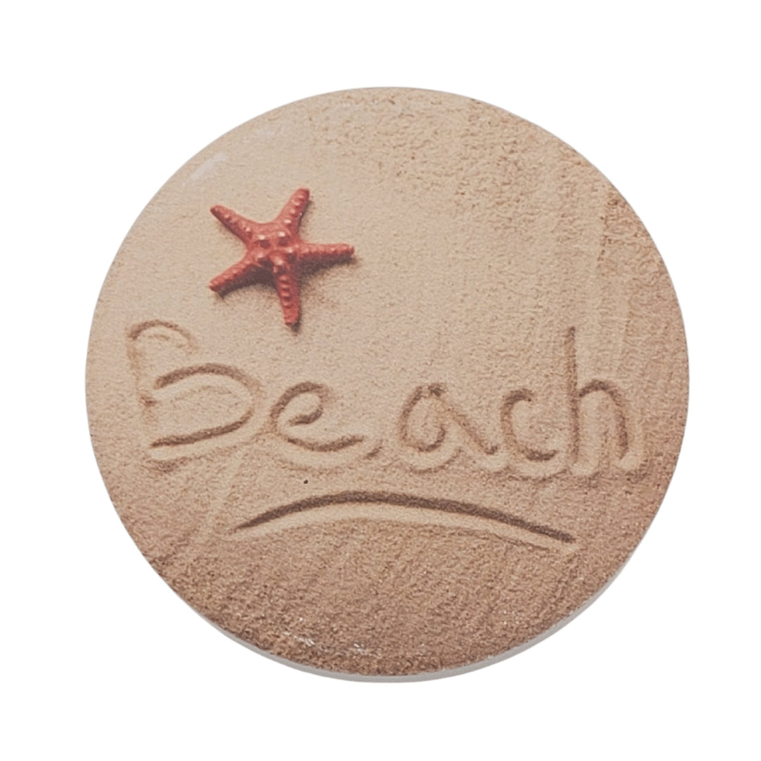 Coastal Car Coasters - Set of 2