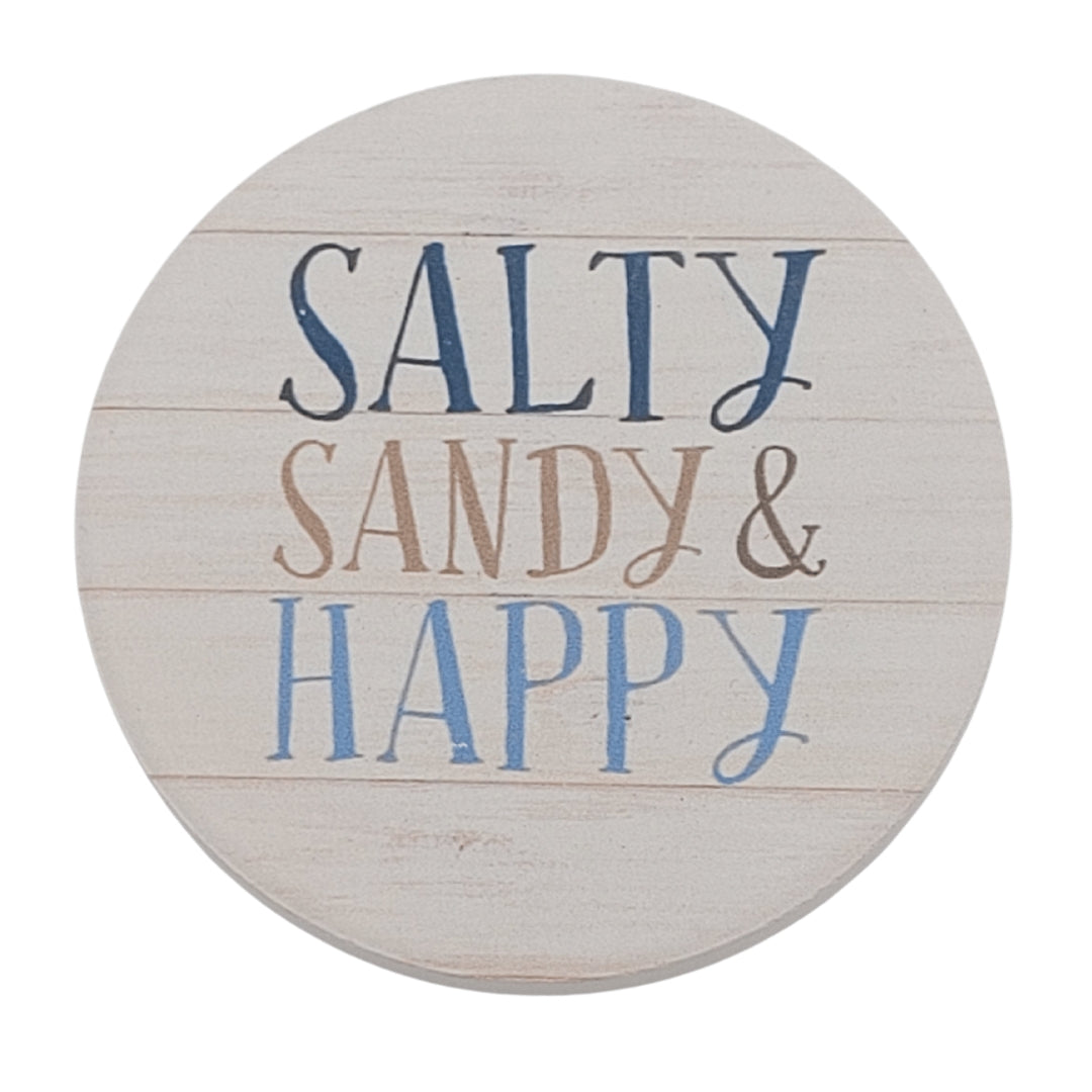 Coastal Car Coasters - Set of 2